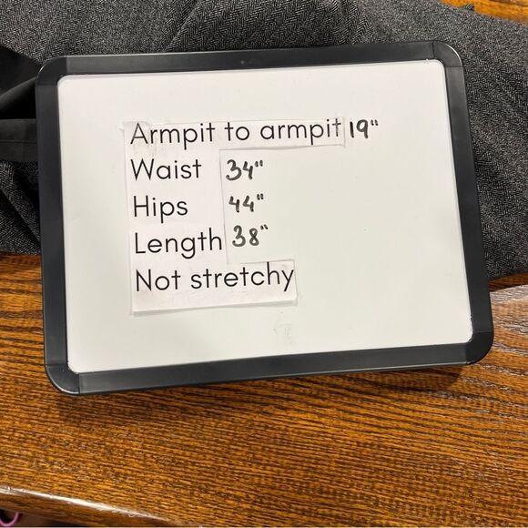 Mossimo Elegant v-neck sleeveless charcoal mini Dress size 14 - Picture 8 of 12